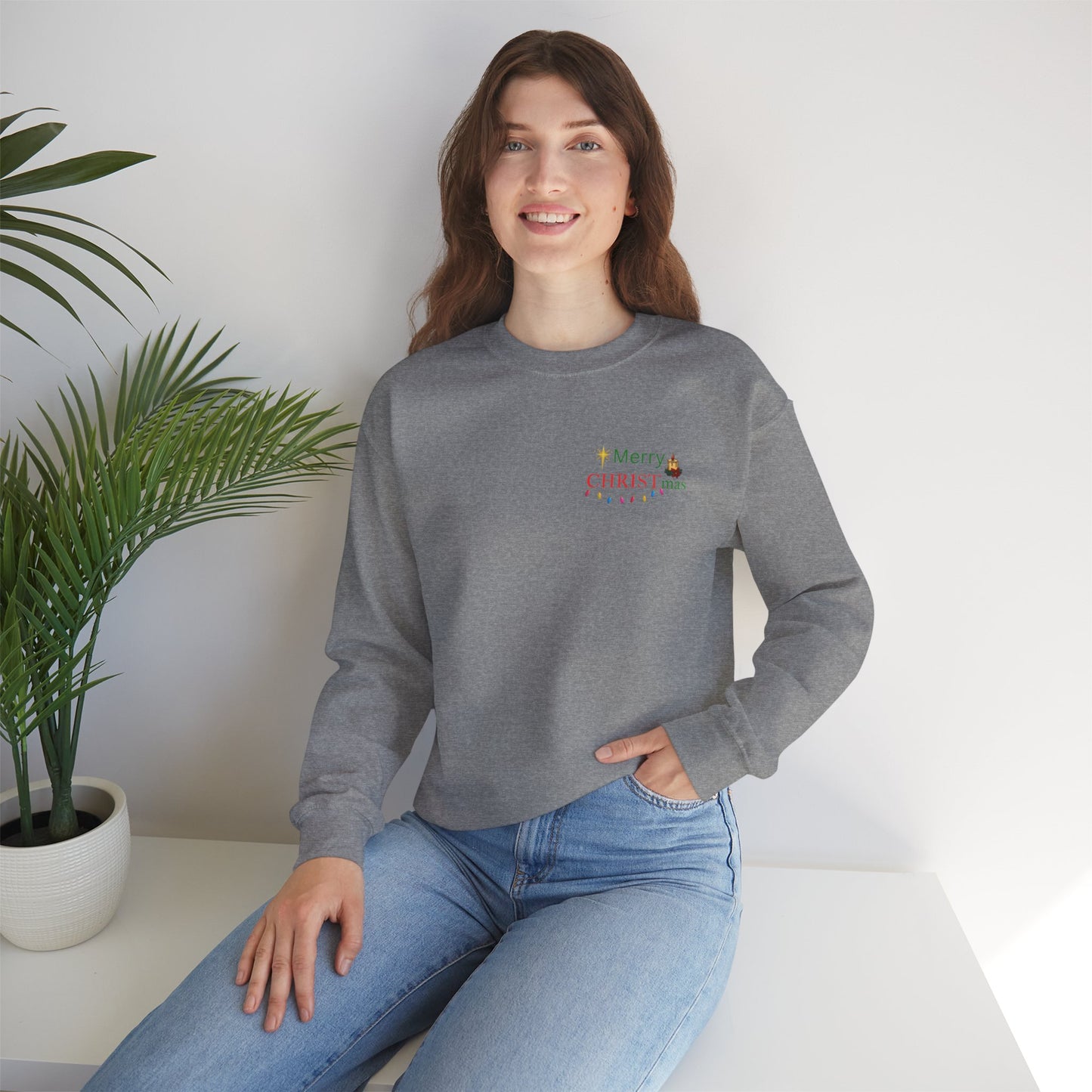 CHRISTmas!! Sweatshirt Double Sided Print
