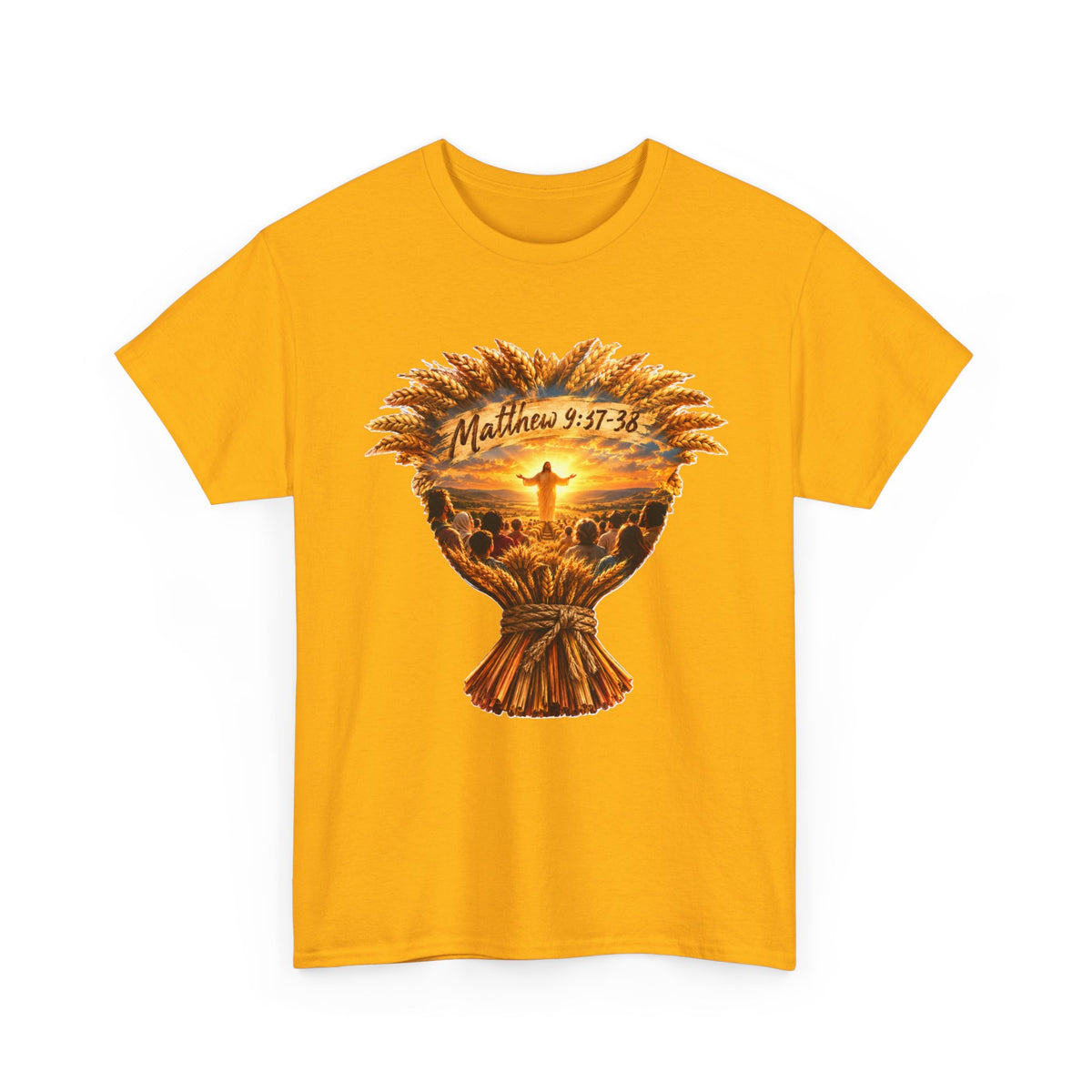 Harvest Fall Christian Faith Wheat Design
