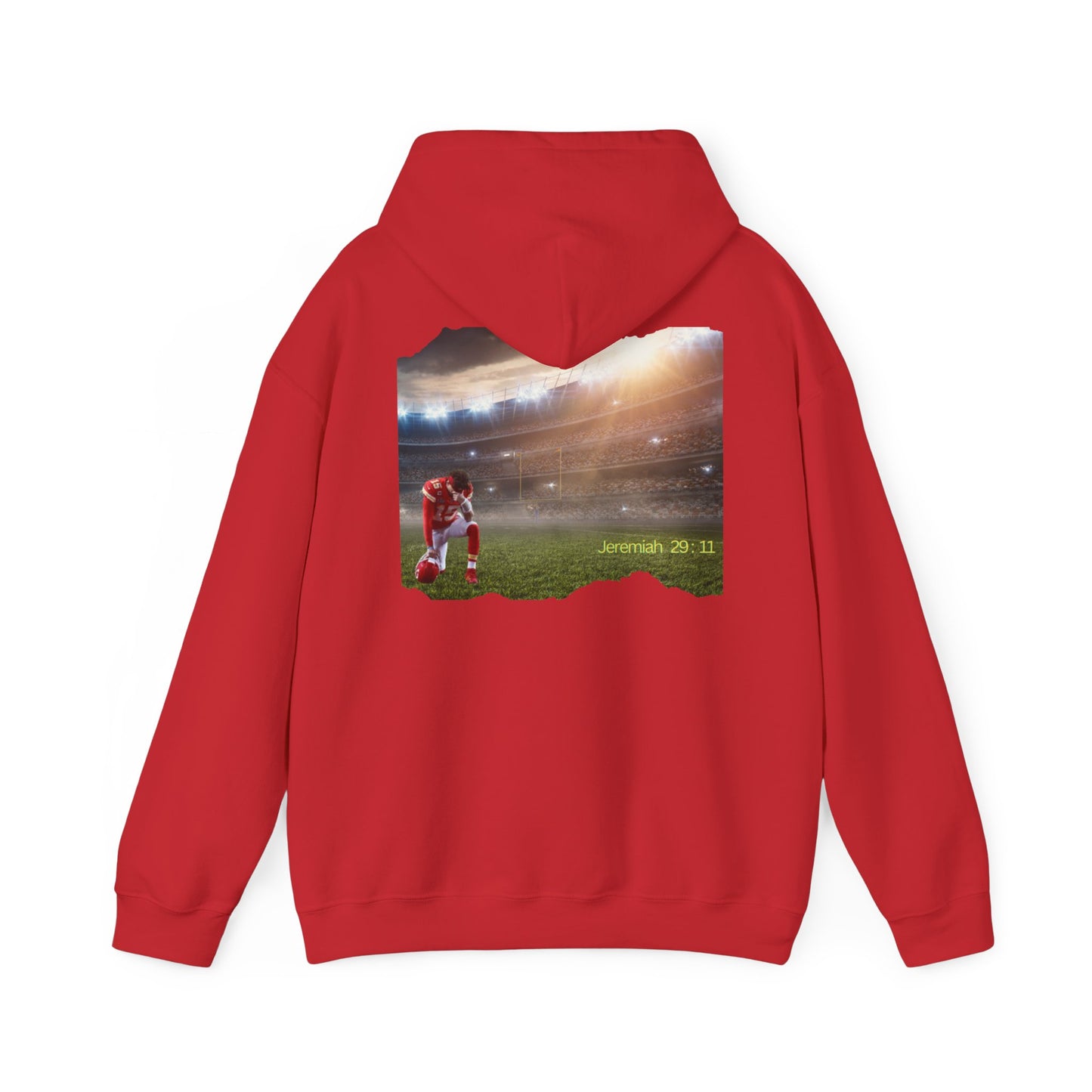 Football " Double Print Hooded Sweatshirt"