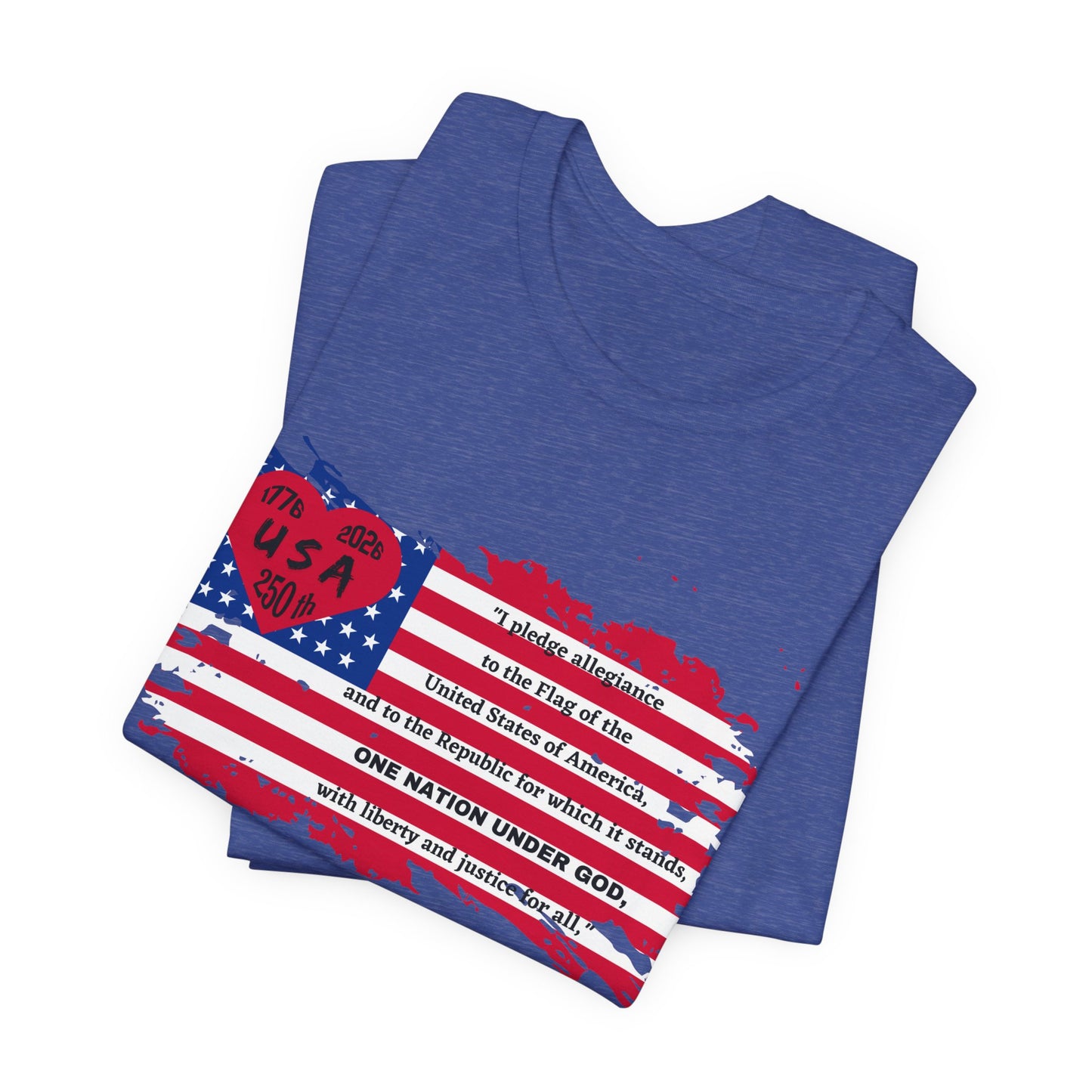 Patriotic USA 250th Pledge of Allegiance