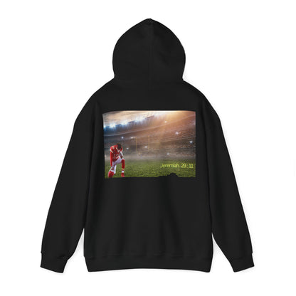 Football " Double Print Hooded Sweatshirt"