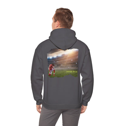 Football " Double Print Hooded Sweatshirt"