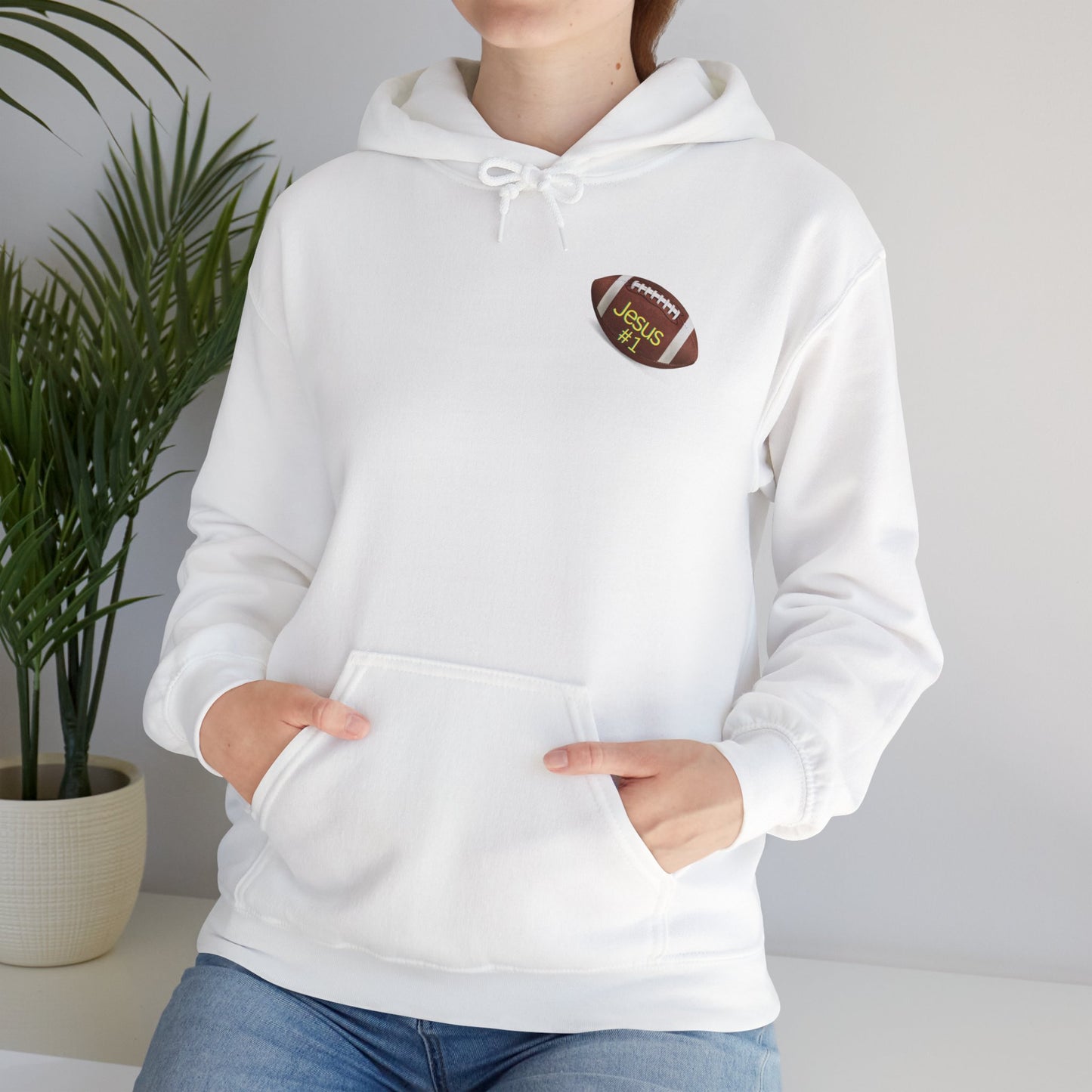 Football " Double Print Hooded Sweatshirt"