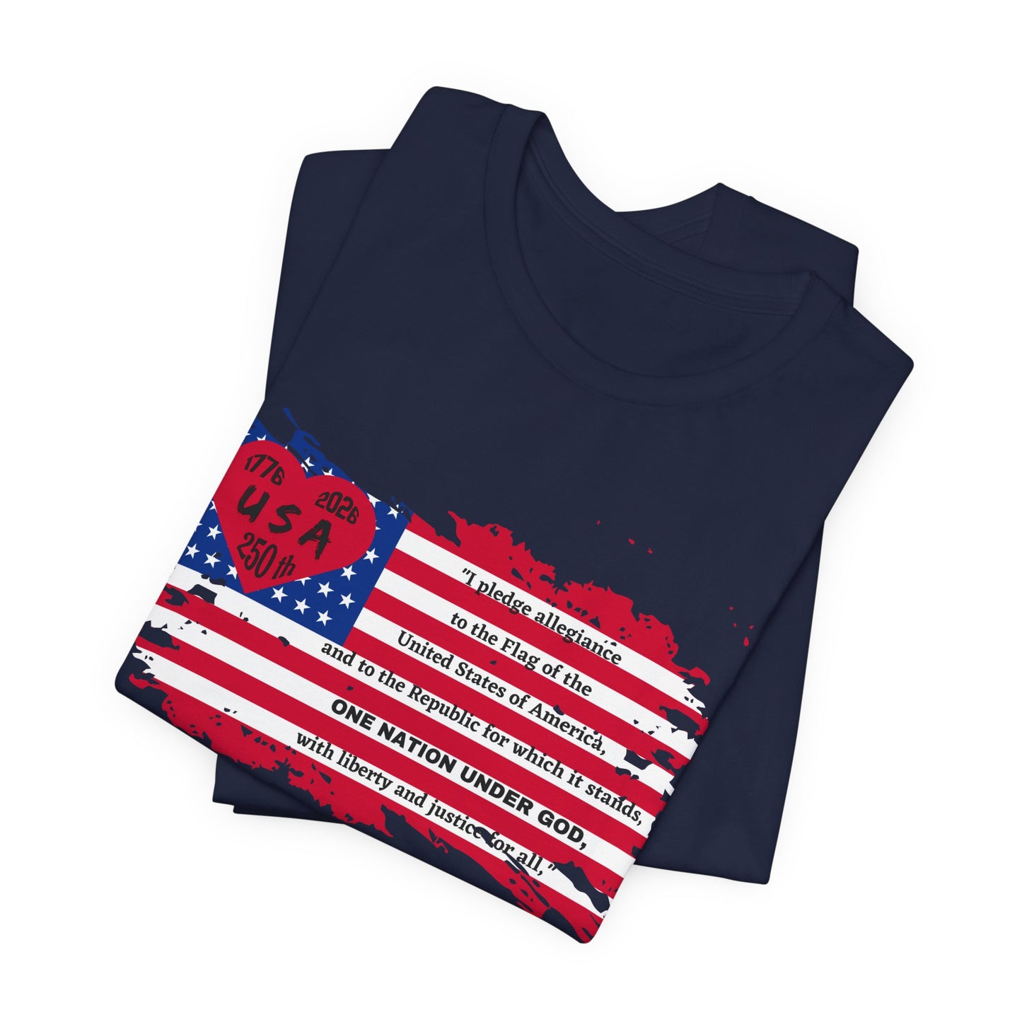 Patriotic USA 250th Pledge of Allegiance