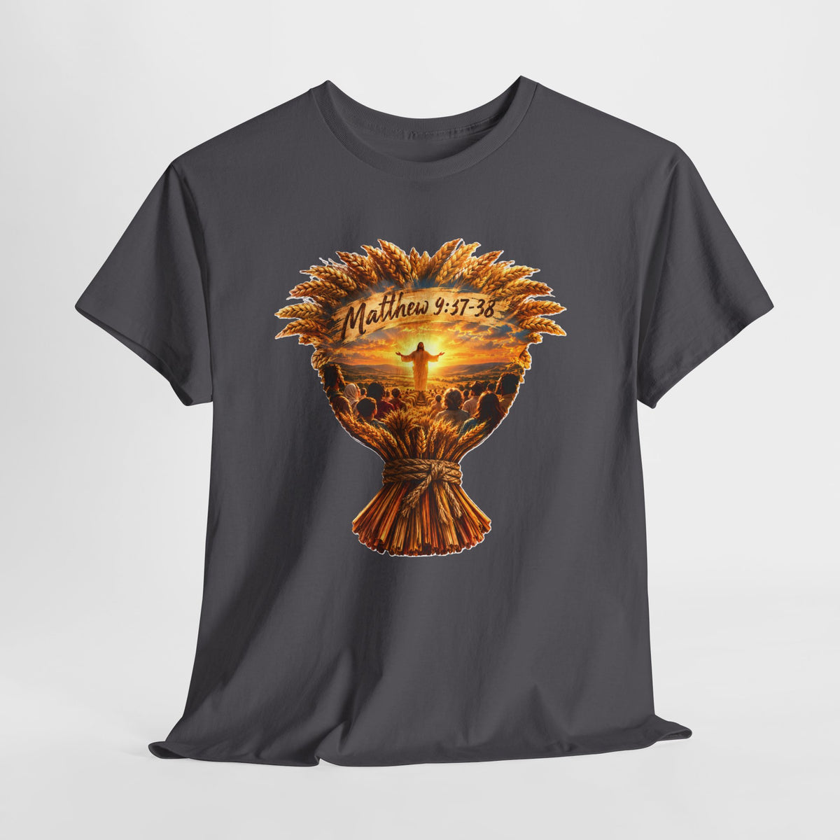 Harvest Fall Christian Faith Wheat Design