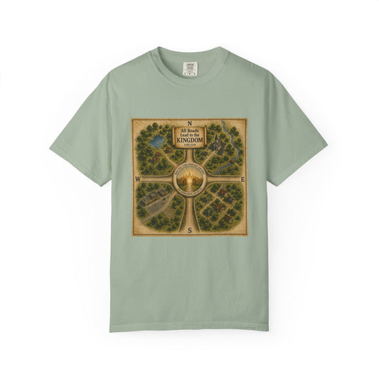 "All Roads Lead to the Kingdom" Vintage Map Tee