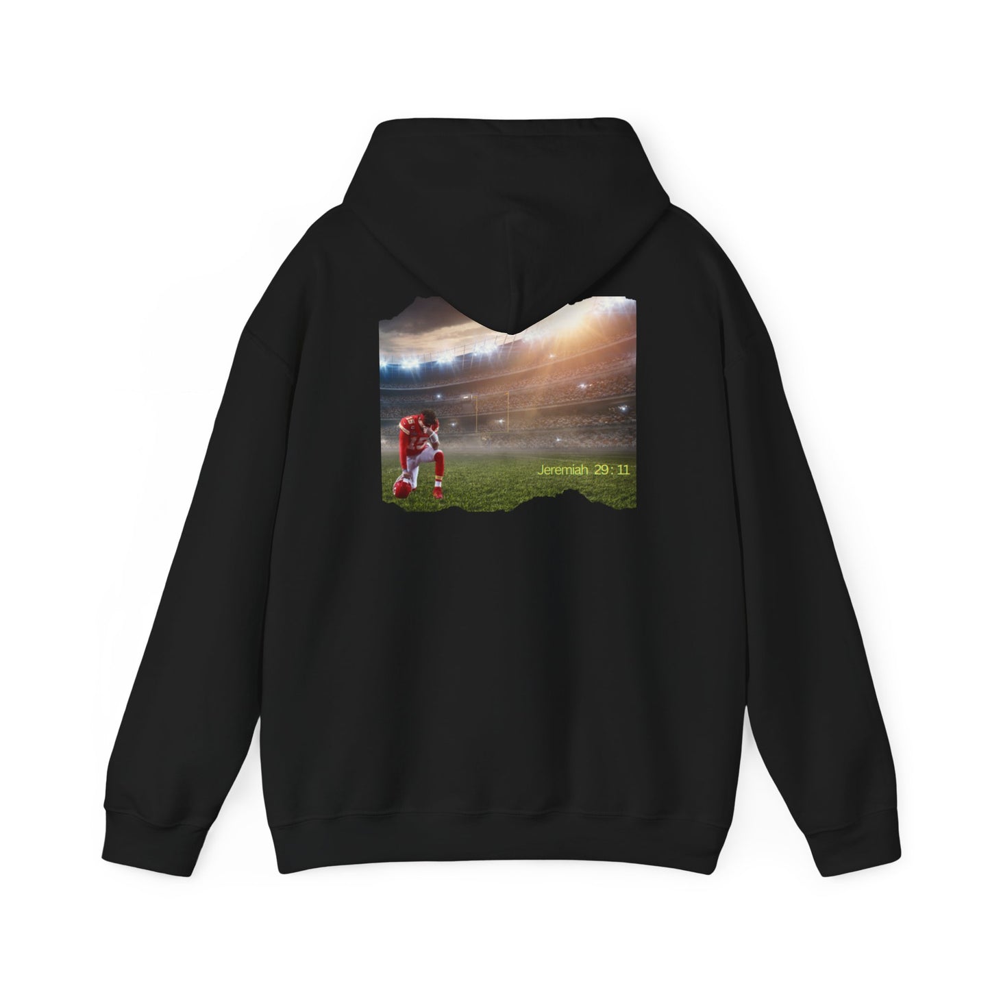 Football " Double Print Hooded Sweatshirt"