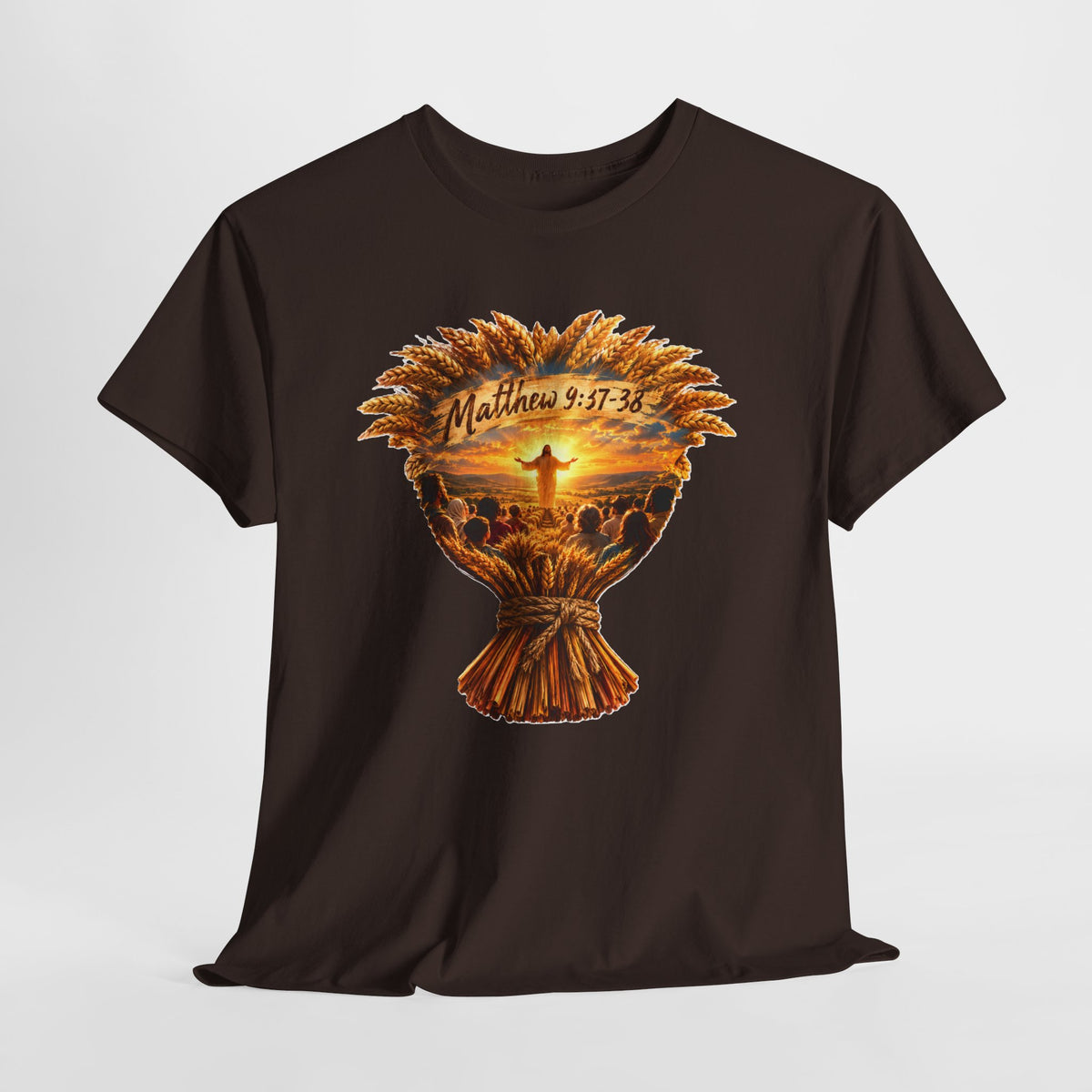 Harvest Fall Christian Faith Wheat Design