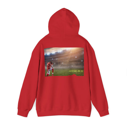 Football " Double Print Hooded Sweatshirt"