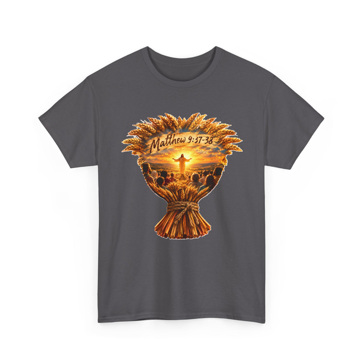 Harvest Fall Christian Faith Wheat Design