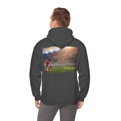 Football " Double Print Hooded Sweatshirt"