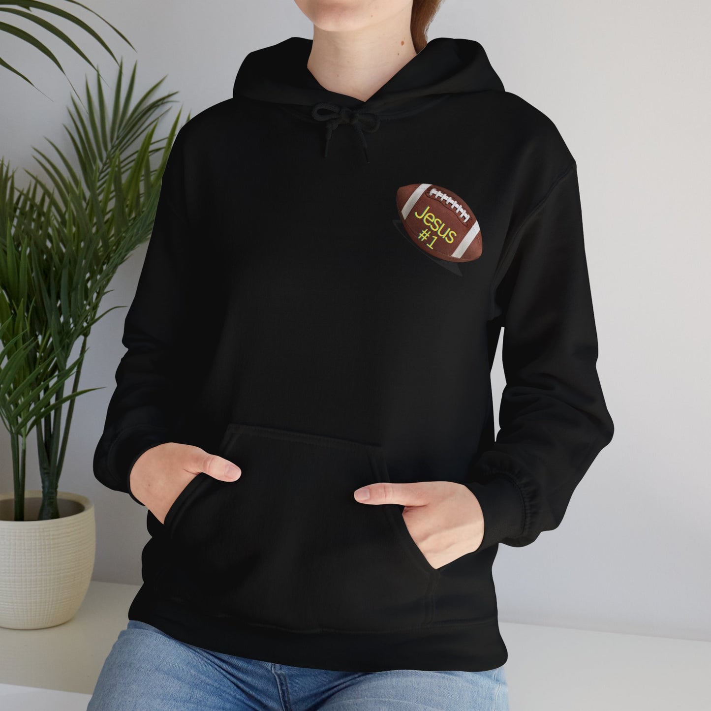 Football " Double Print Hooded Sweatshirt"