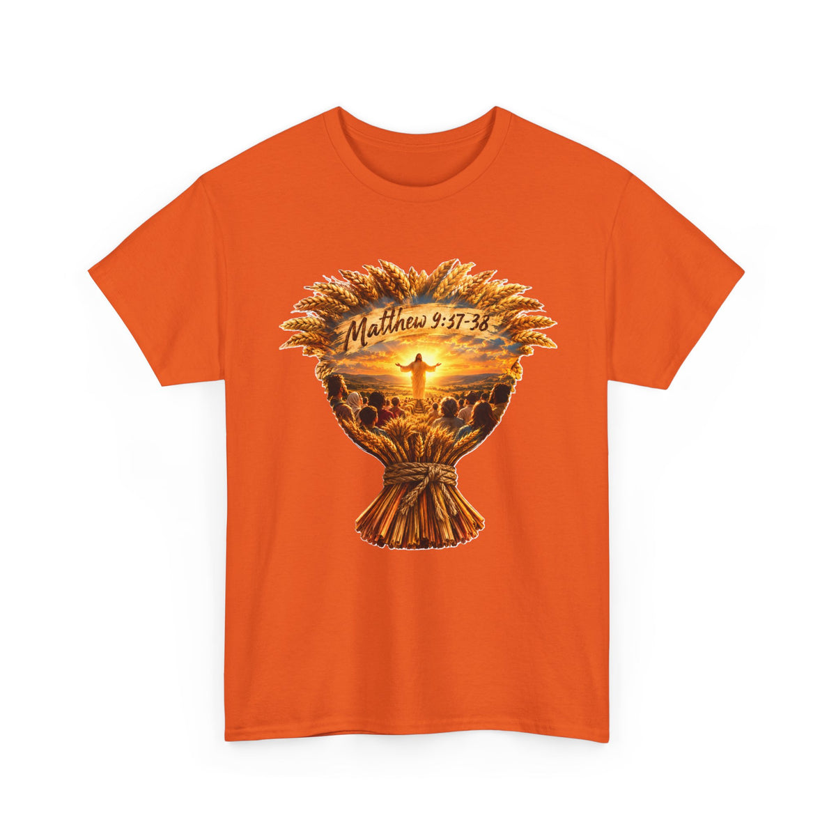 Harvest Fall Christian Faith Wheat Design
