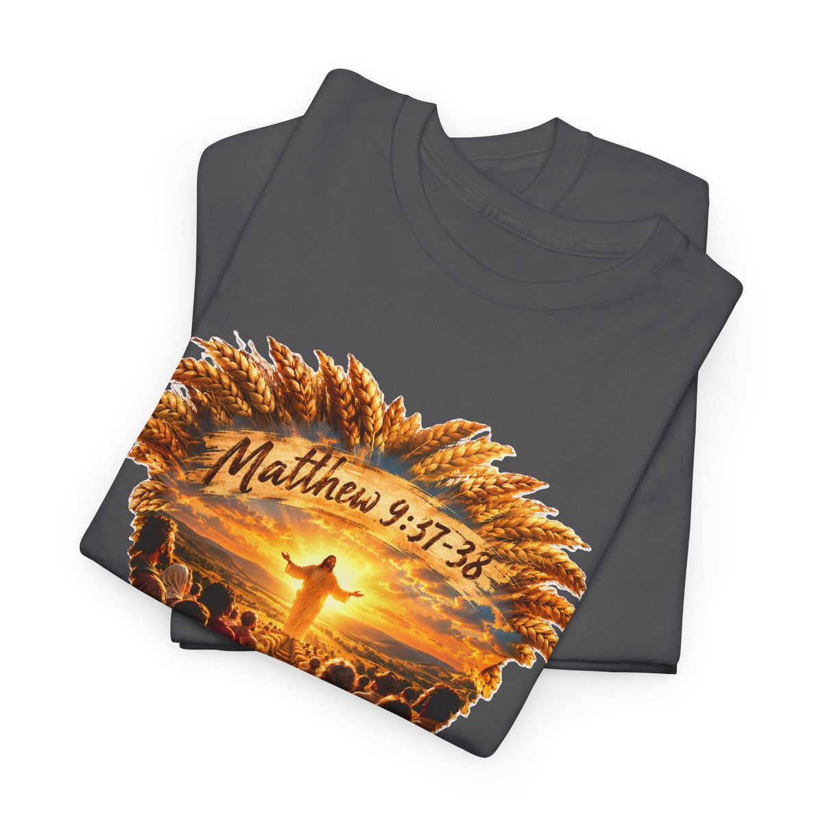 Harvest Fall Christian Faith Wheat Design