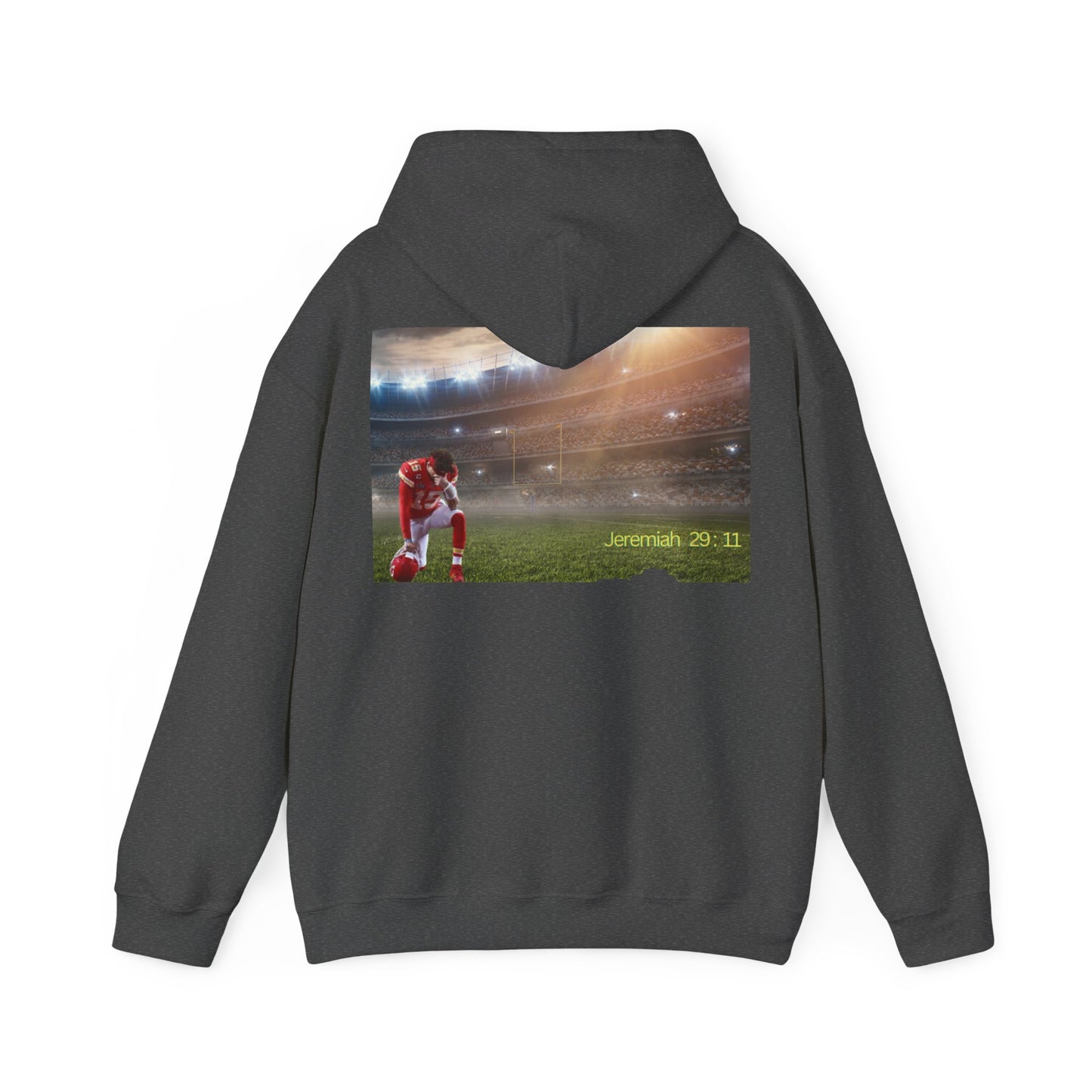 Football " Double Print Hooded Sweatshirt"