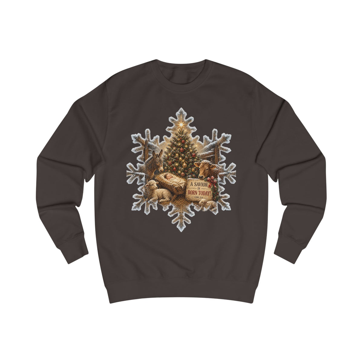 Nativity Snowflake Sweatshirt
