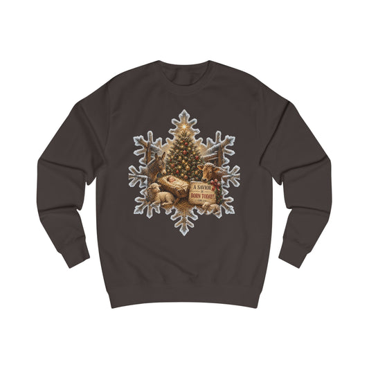 Nativity Snowflake Sweatshirt