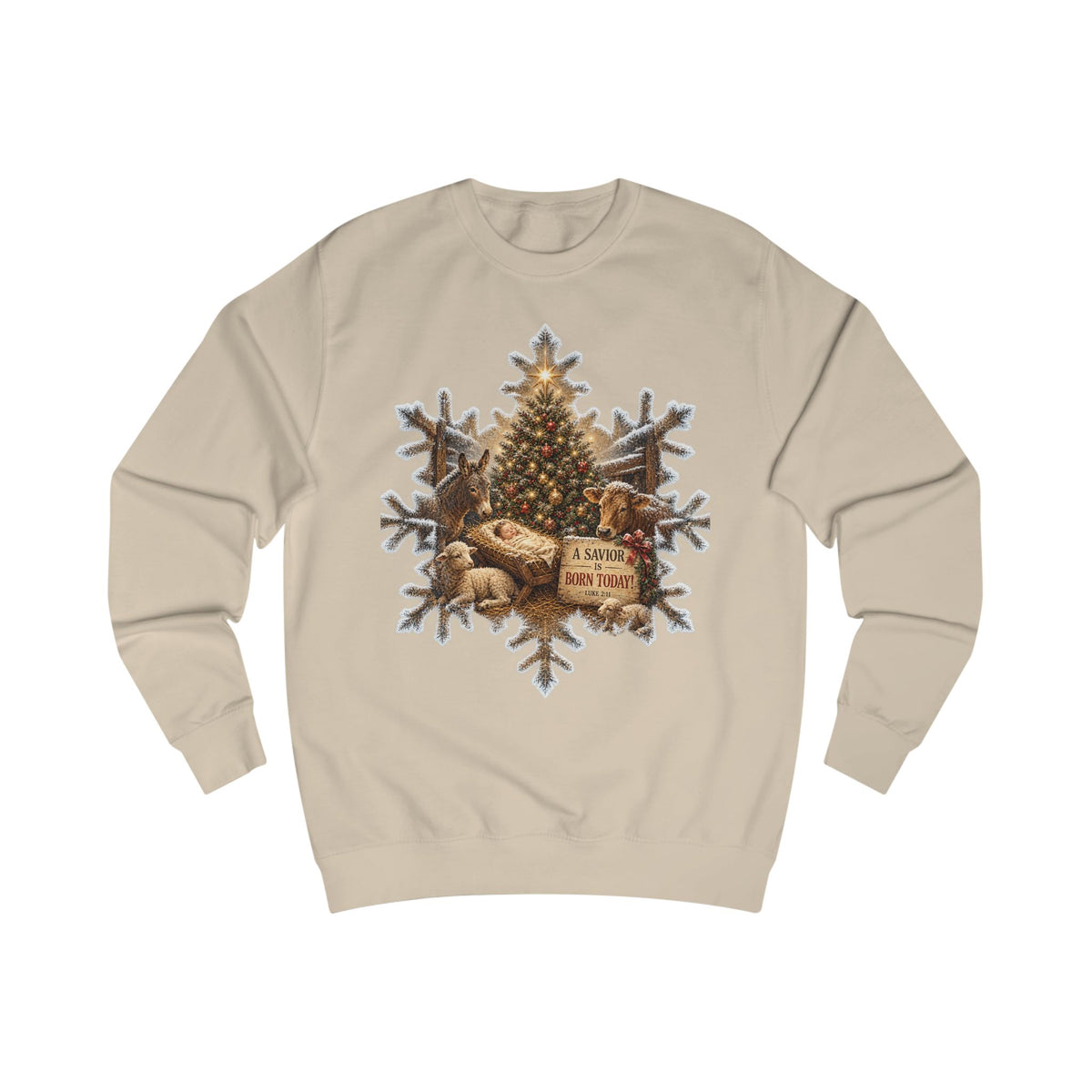 Nativity Snowflake Sweatshirt