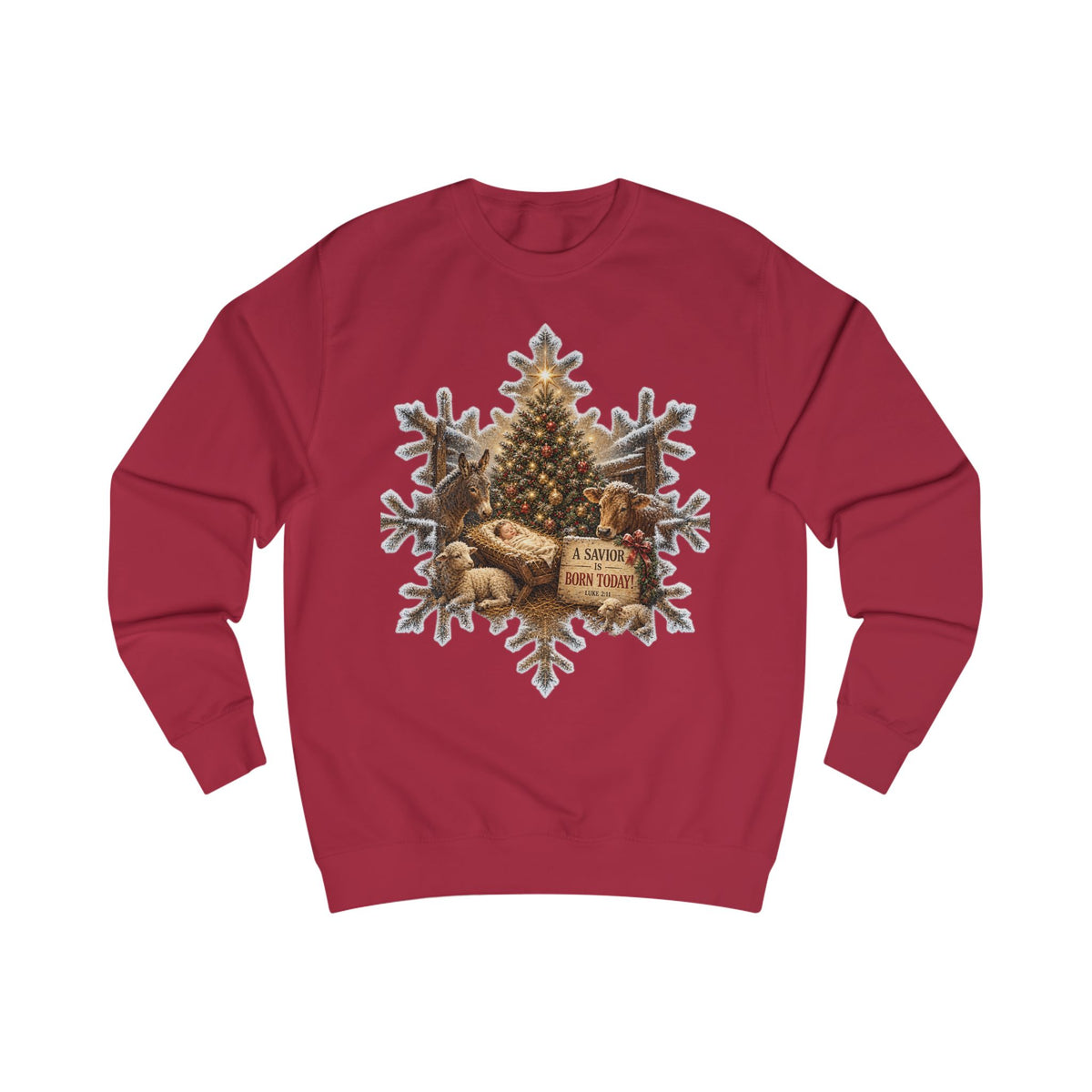 Nativity Snowflake Sweatshirt