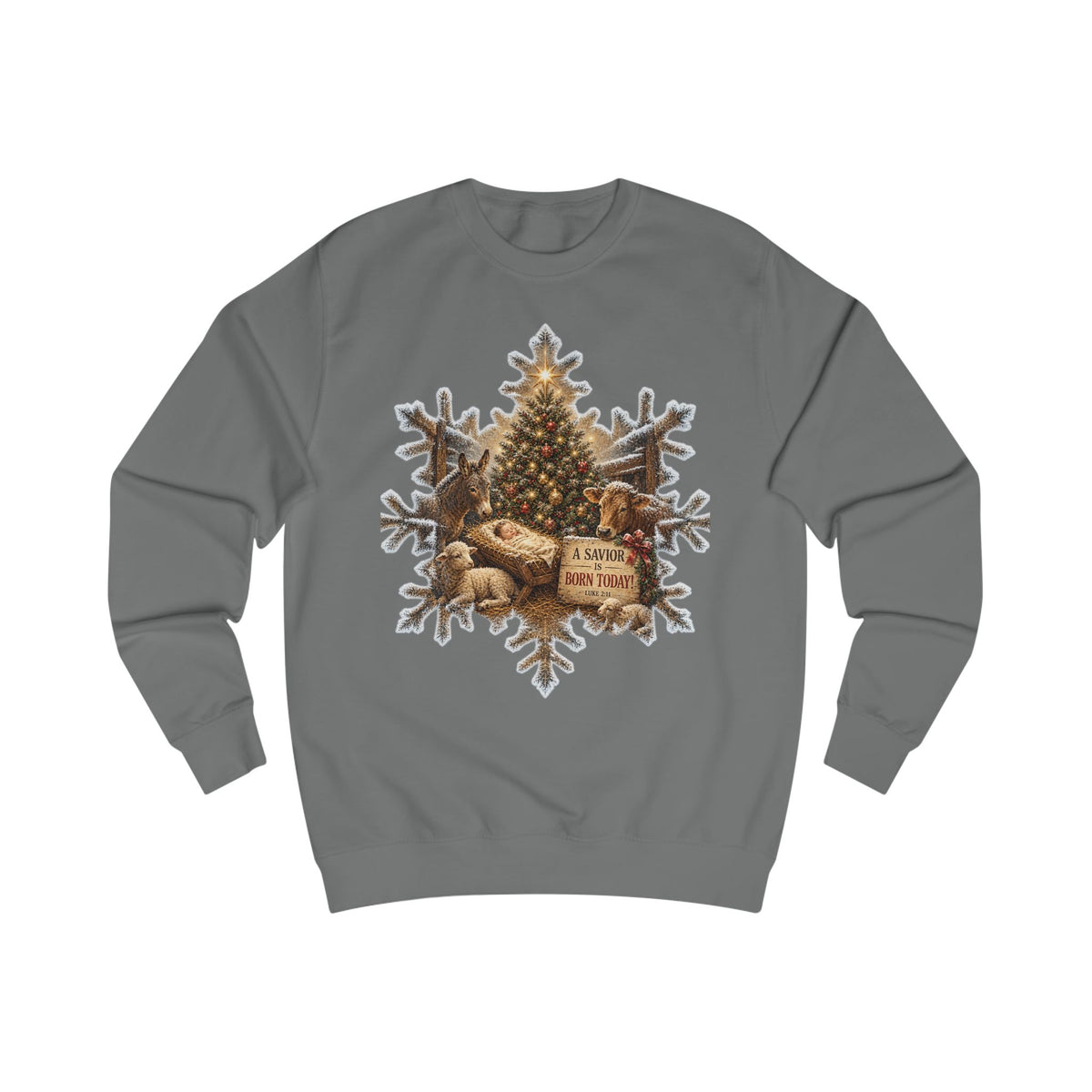 Nativity Snowflake Sweatshirt