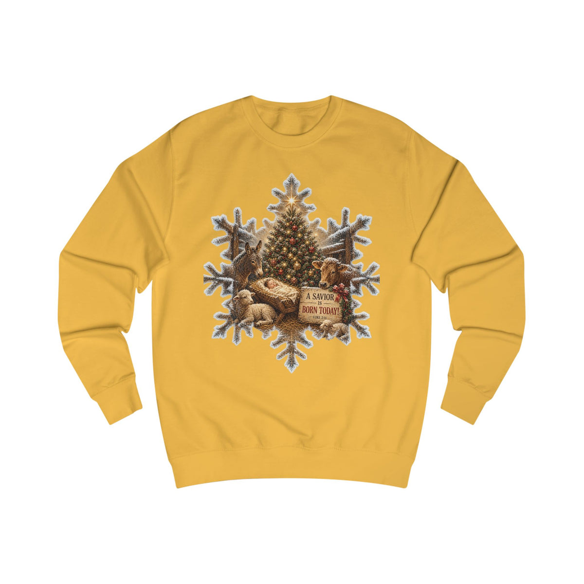 Nativity Snowflake Sweatshirt