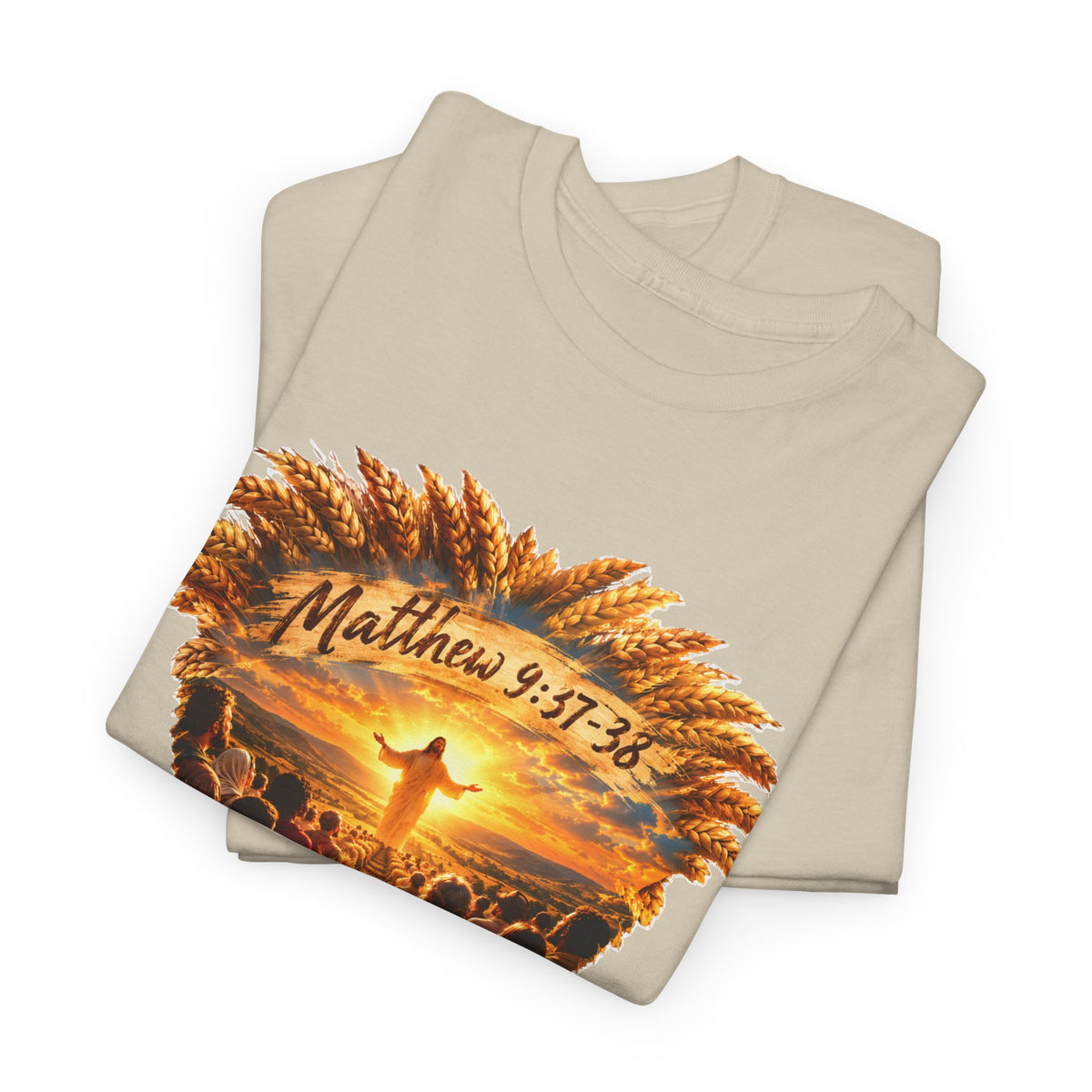 Harvest Fall Christian Faith Wheat Design