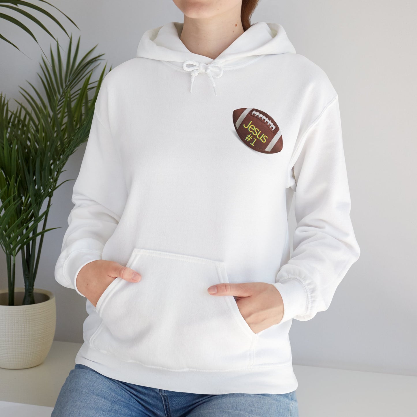 Football " Double Print Hooded Sweatshirt"