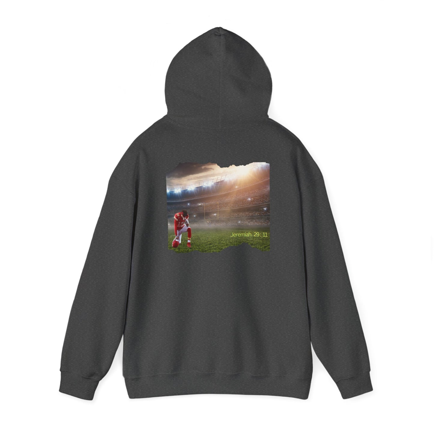 Football " Double Print Hooded Sweatshirt"