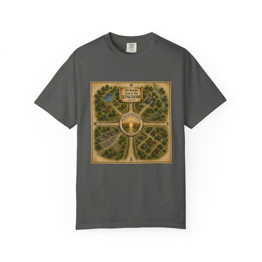 "All Roads Lead to the Kingdom" Vintage Map Tee