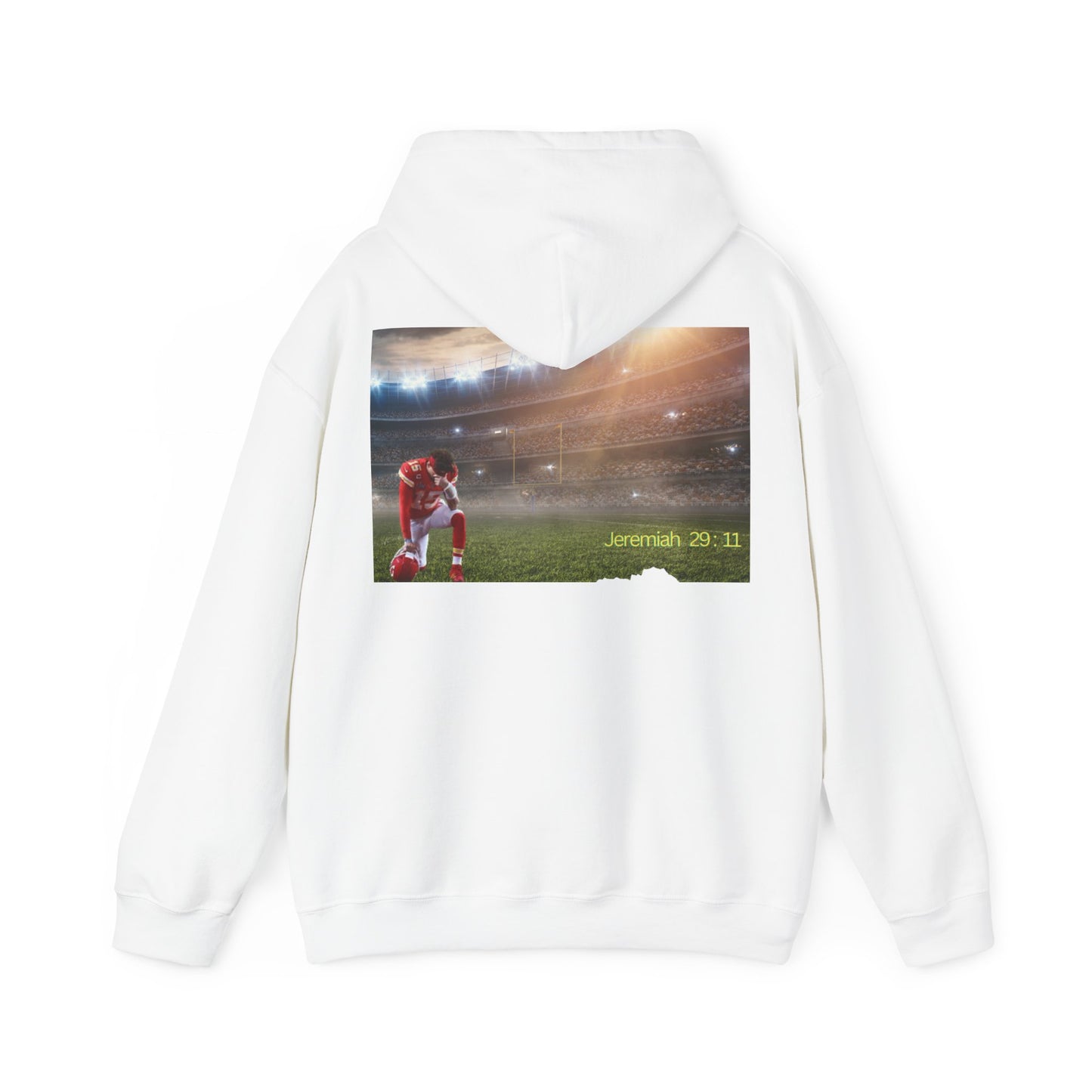 Football " Double Print Hooded Sweatshirt"