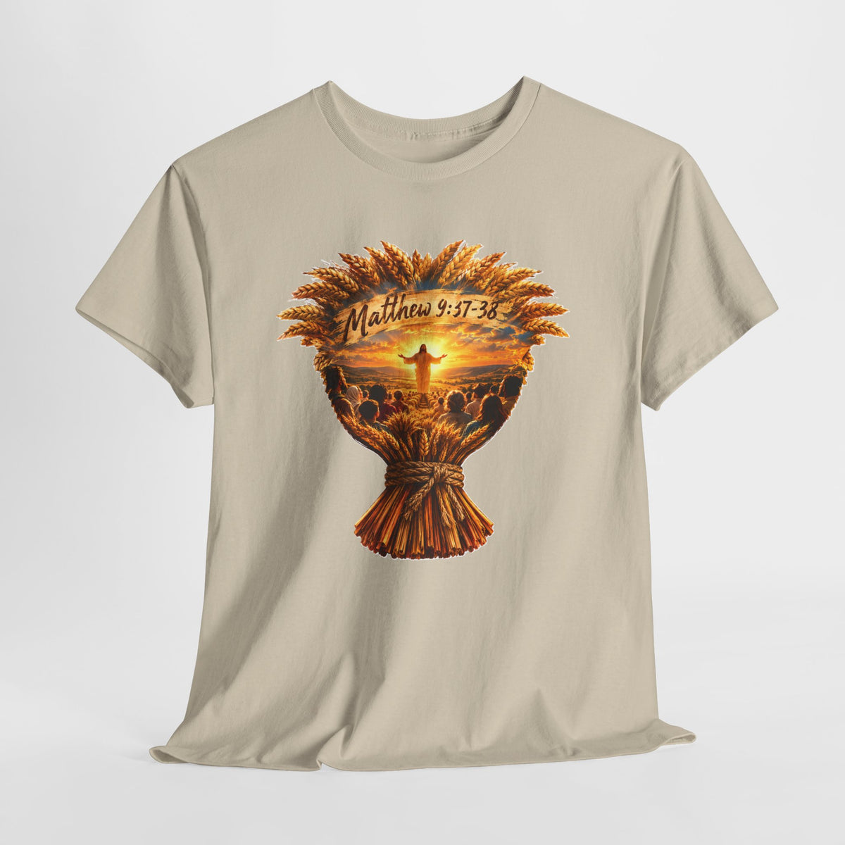 Harvest Fall Christian Faith Wheat Design