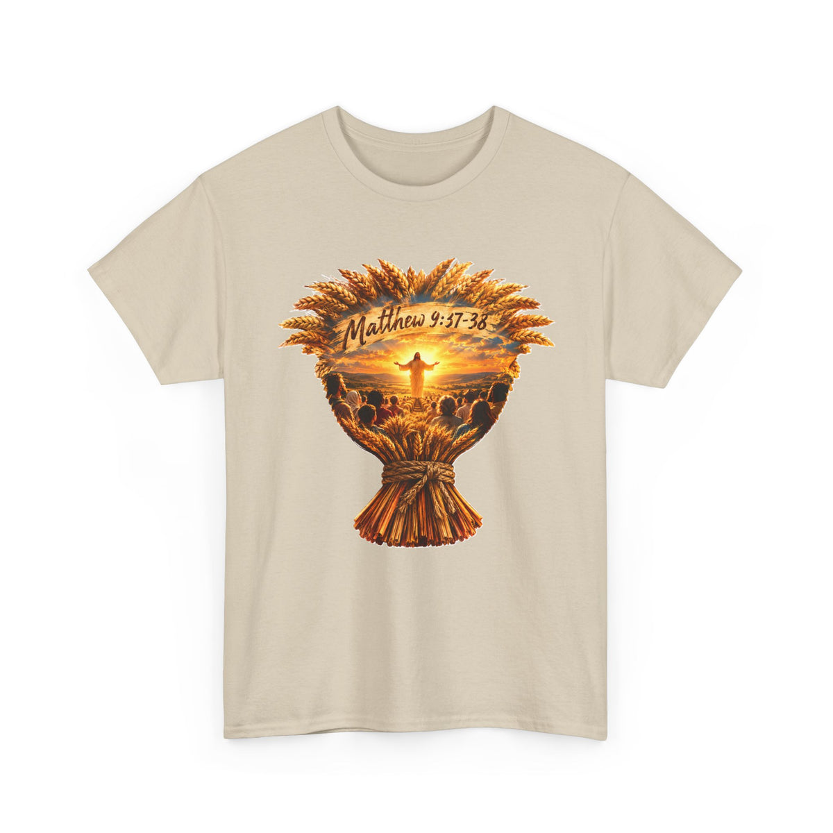 Harvest Fall Christian Faith Wheat Design