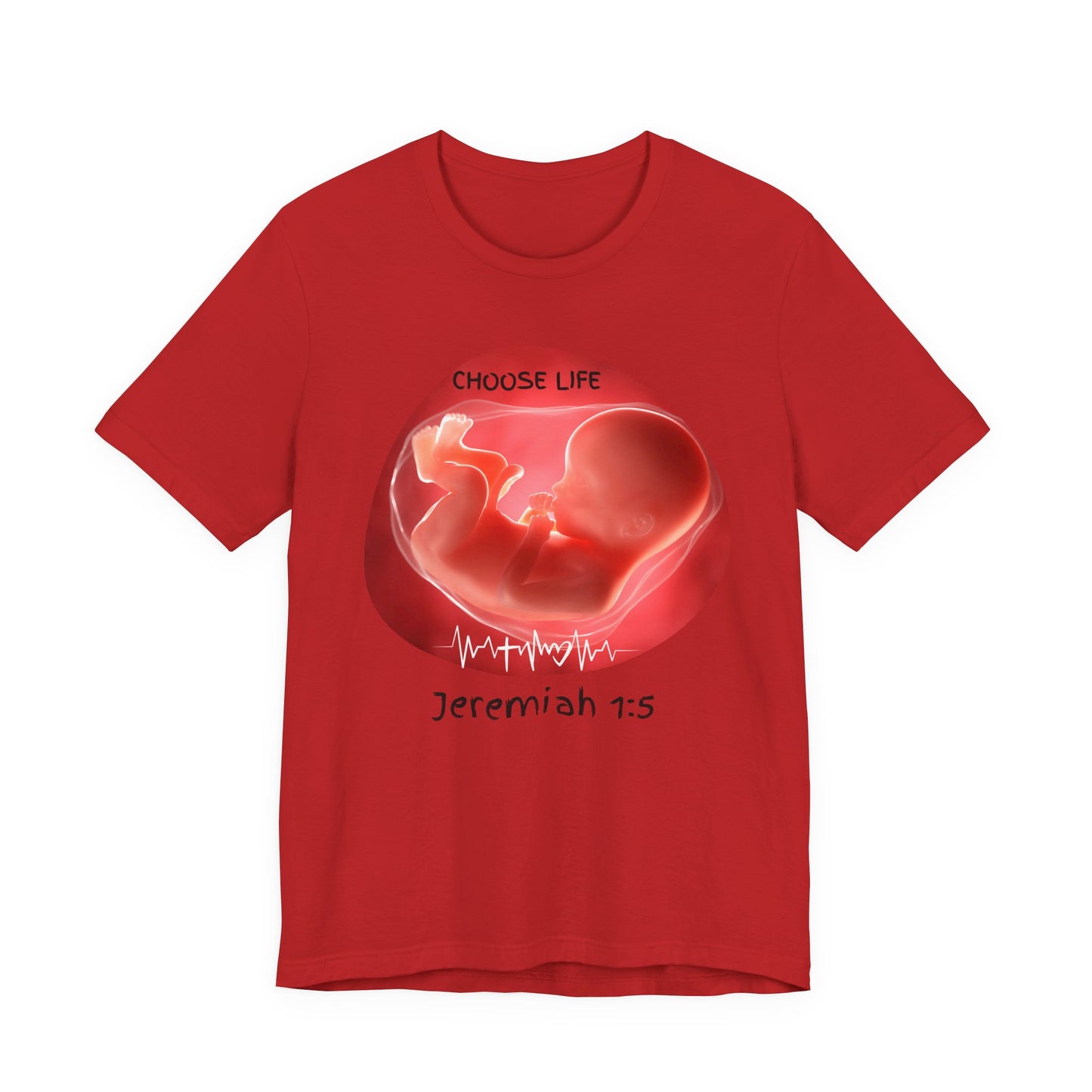 Choose Life — Pro-Life Pregnancy Awareness Tee