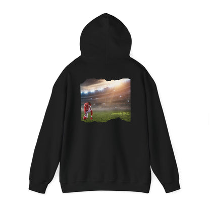 Football " Double Print Hooded Sweatshirt"