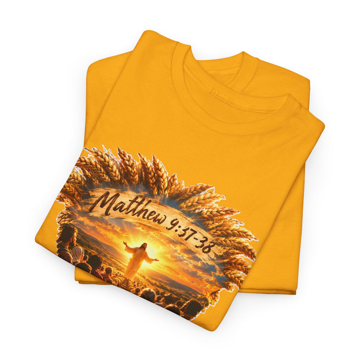 Harvest Fall Christian Faith Wheat Design