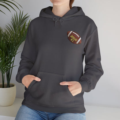 Football " Double Print Hooded Sweatshirt"