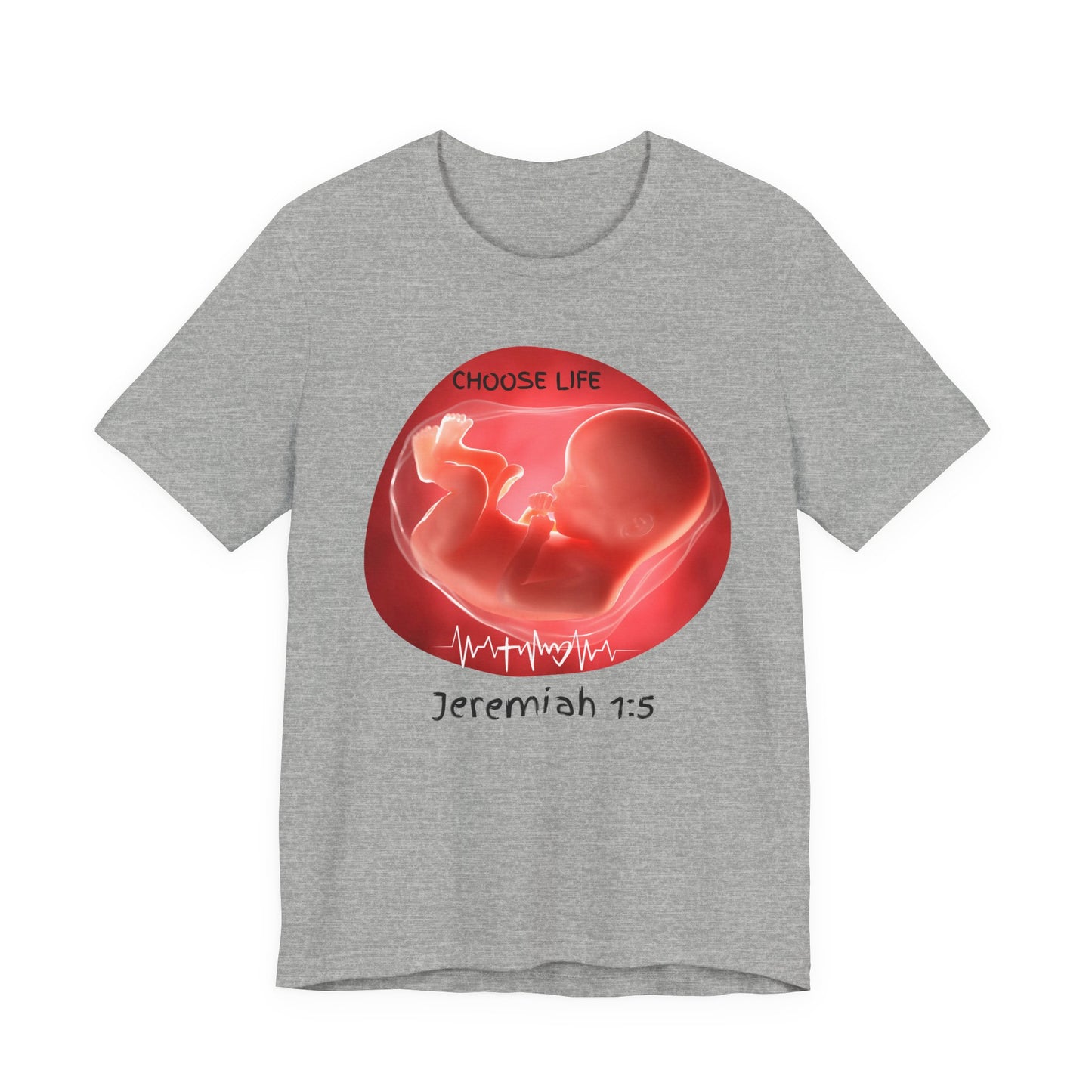Choose Life — Pro-Life Pregnancy Awareness Tee