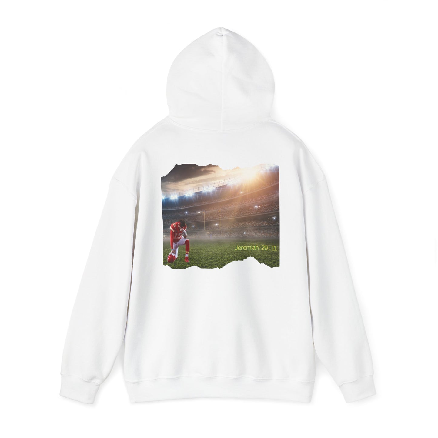 Football " Double Print Hooded Sweatshirt"