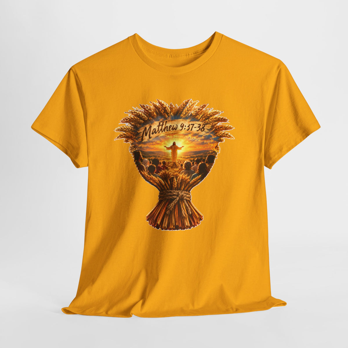 Harvest Fall Christian Faith Wheat Design