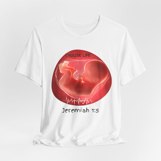 Choose Life — Pro-Life Pregnancy Awareness Tee