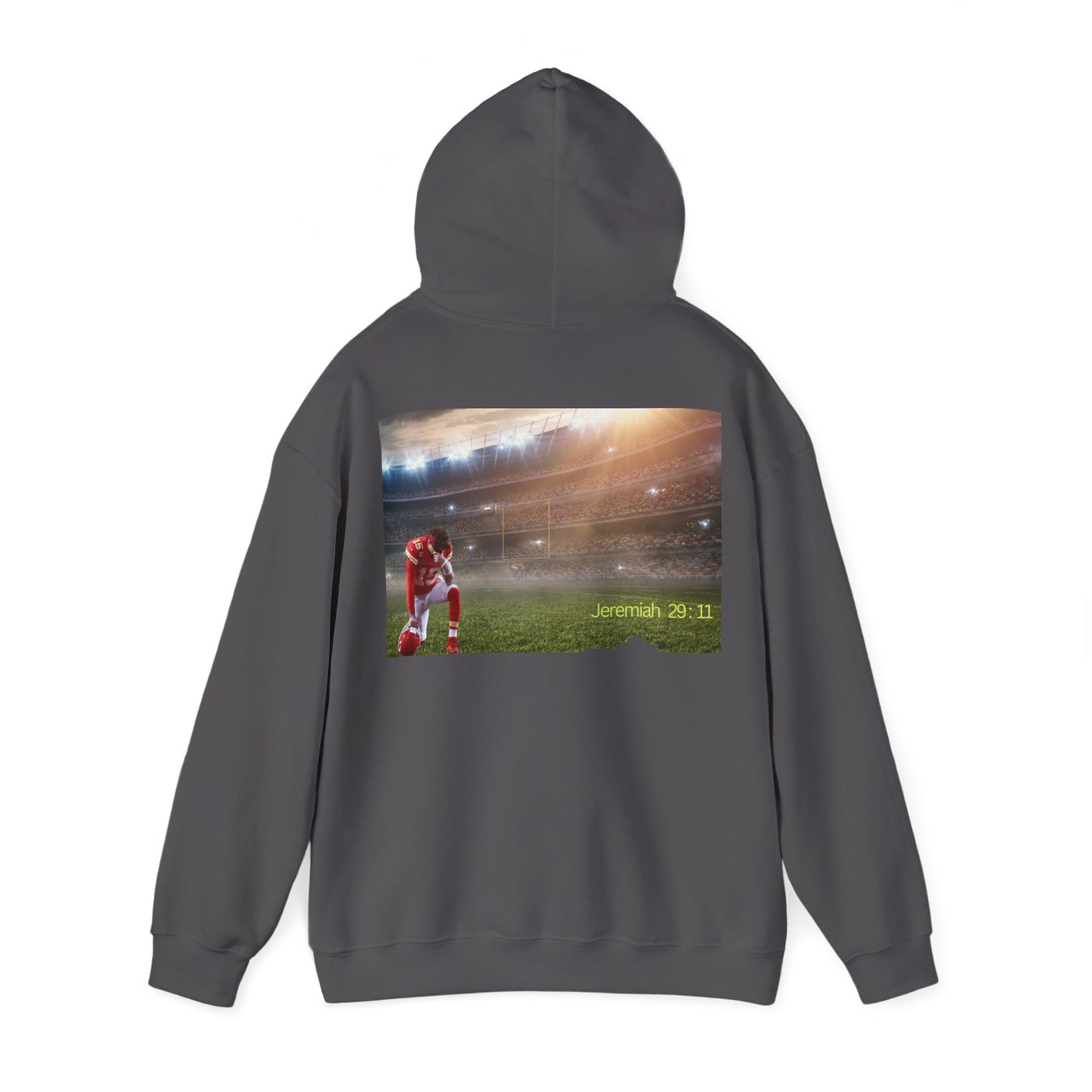 Football " Double Print Hooded Sweatshirt"