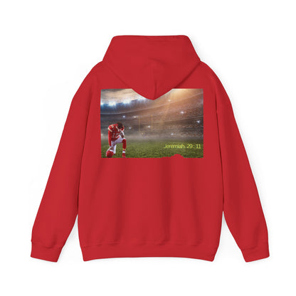 Football " Double Print Hooded Sweatshirt"