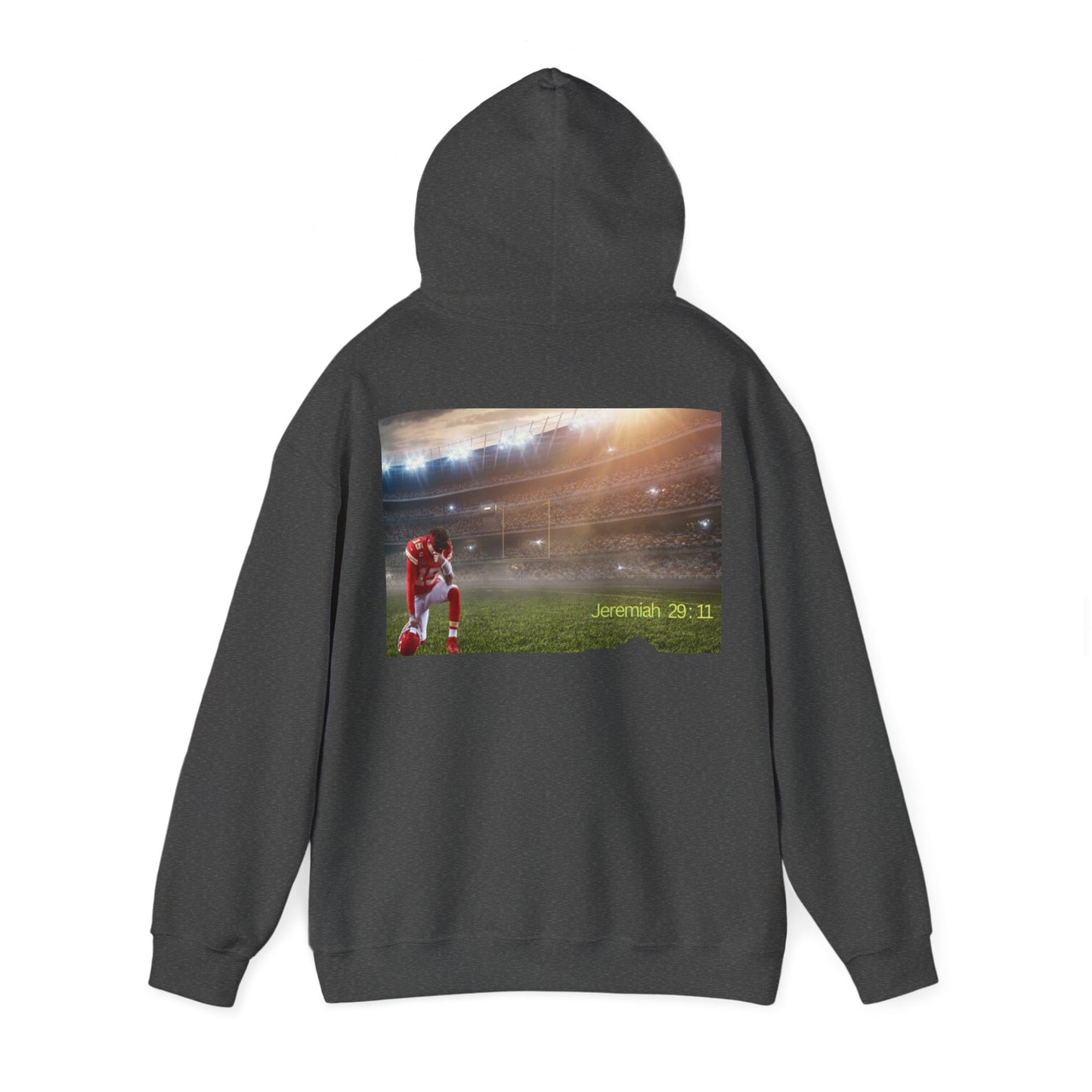 Football " Double Print Hooded Sweatshirt"