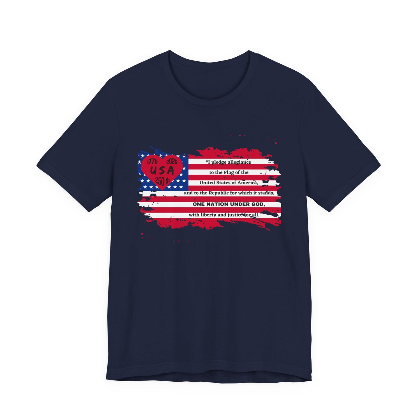 Patriotic USA 250th Pledge of Allegiance