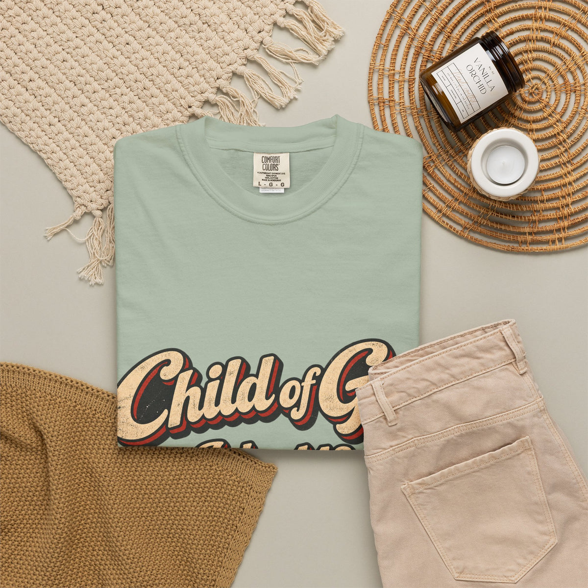 Child of God John 1:12 T-Shirt — Retro Christian Faith Tee