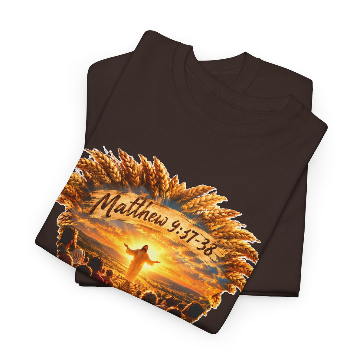 Harvest Fall Christian Faith Wheat Design